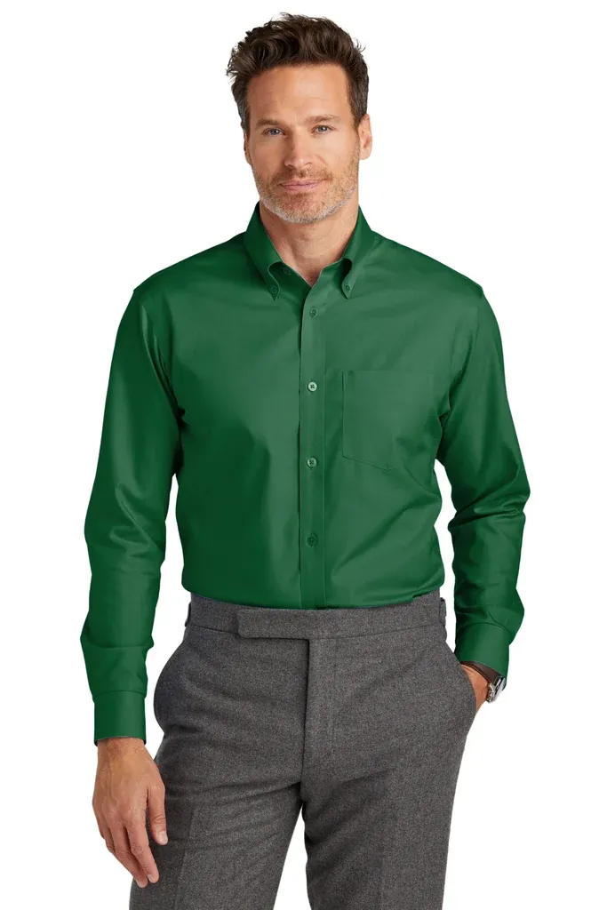 Brooks Brothers® Wrinkle-Free Stretch Nailhead Shirt BB18002 - additional view 2
