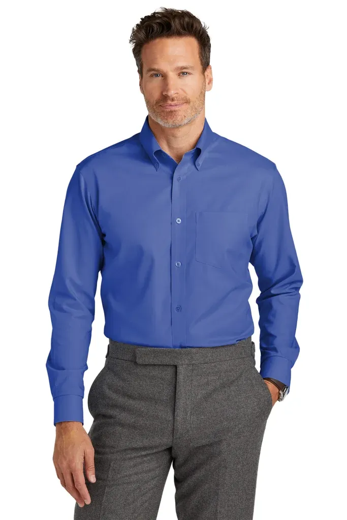 Brooks Brothers® Wrinkle-Free Stretch Nailhead Shirt BB18002 - additional view 5