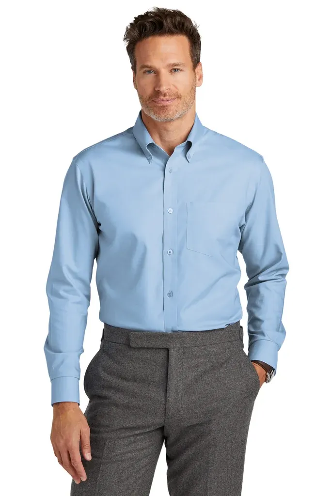 Brooks Brothers® Wrinkle-Free Stretch Nailhead Shirt BB18002 - additional view 4