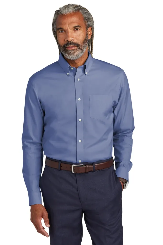 Brooks Brothers® Wrinkle-Free Stretch Pinpoint Shirt BB18000 - additional view 1