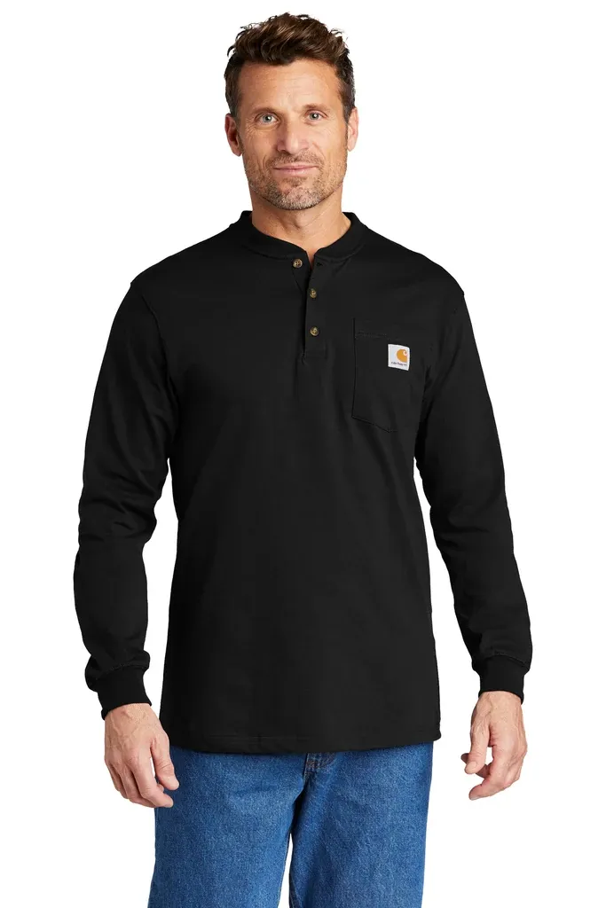 Carhartt® Long Sleeve Henley T-Shirt CTK128 - additional view 3