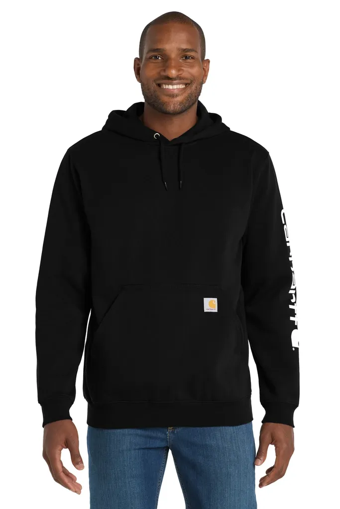 Carhartt® Midweight Hooded Logo Sweatshirt CTK288 - additional view 4