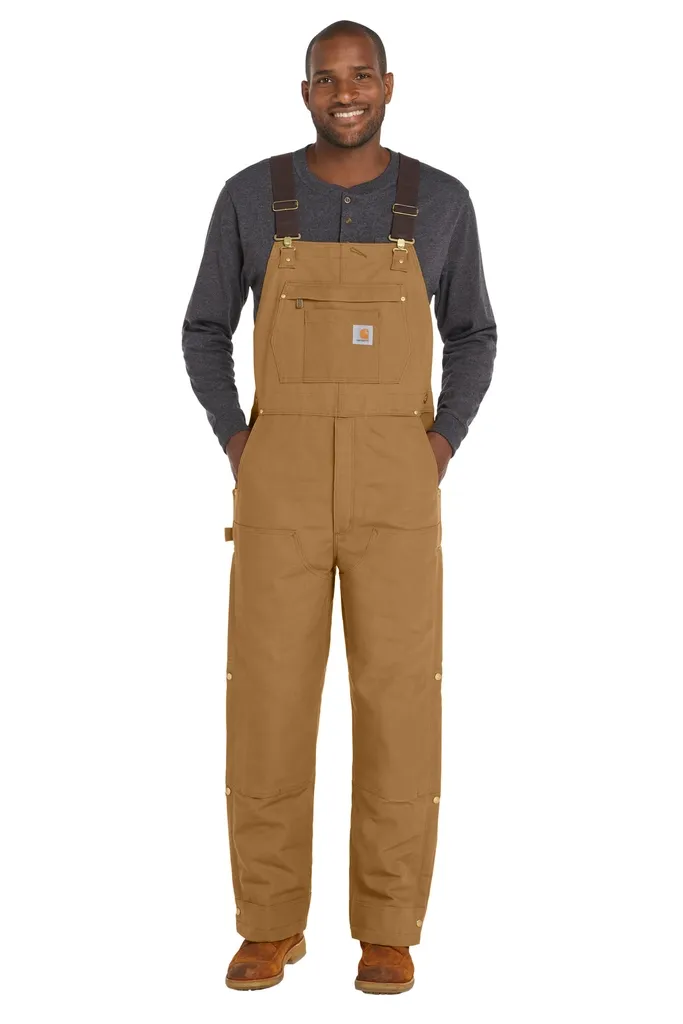 Carhartt® Short Firm Duck Insulated Bib Overalls CTS106672 - additional view 2