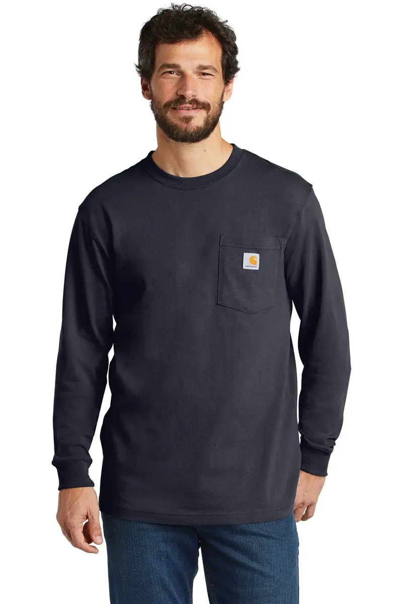 Carhartt ® Workwear Pocket Long Sleeve T-Shirt. CTK126 - additional view 1