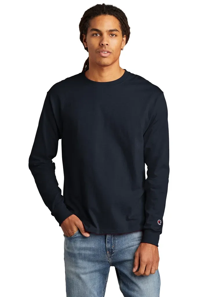 Champion ®  Heritage 5.2-Oz. Jersey Long Sleeve Tee CC8C - additional view 8