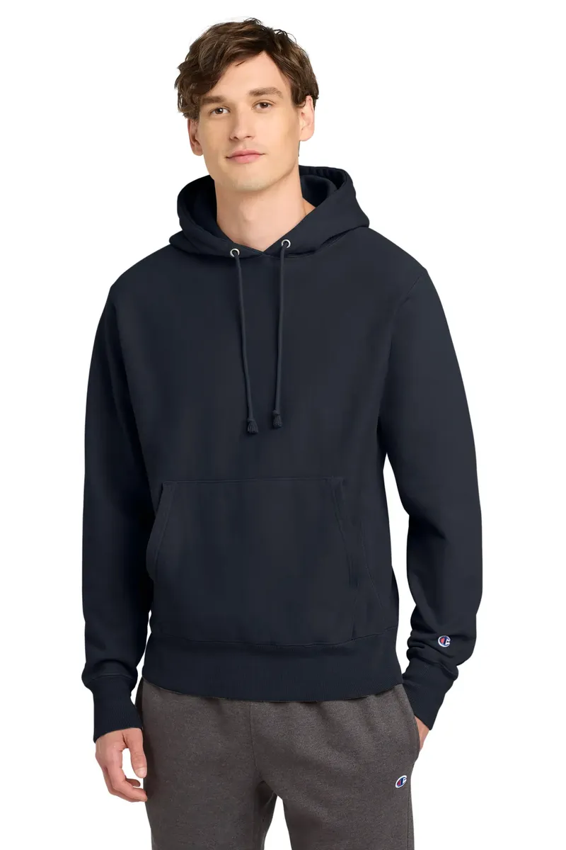 Champion ® Reverse Weave ® Garment-Dyed Hooded Sweatshirt. GDS101 - additional view 3