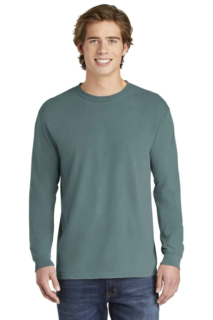 COMFORT COLORS ® Heavyweight Ring Spun Long Sleeve Tee. 6014 - additional view 1