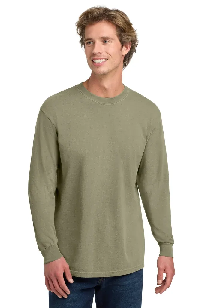 COMFORT COLORS ® Heavyweight Ring Spun Long Sleeve Tee. 6014 - additional view 4