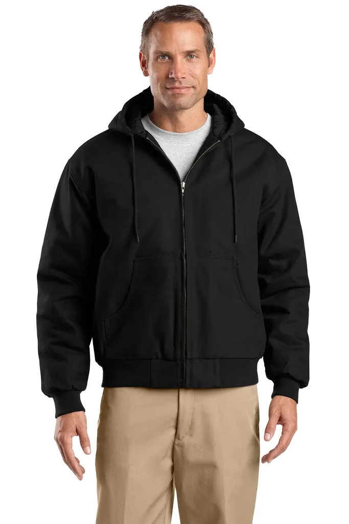 CornerStone® - Duck Cloth Hooded Work Jacket.  J763H - additional view 2
