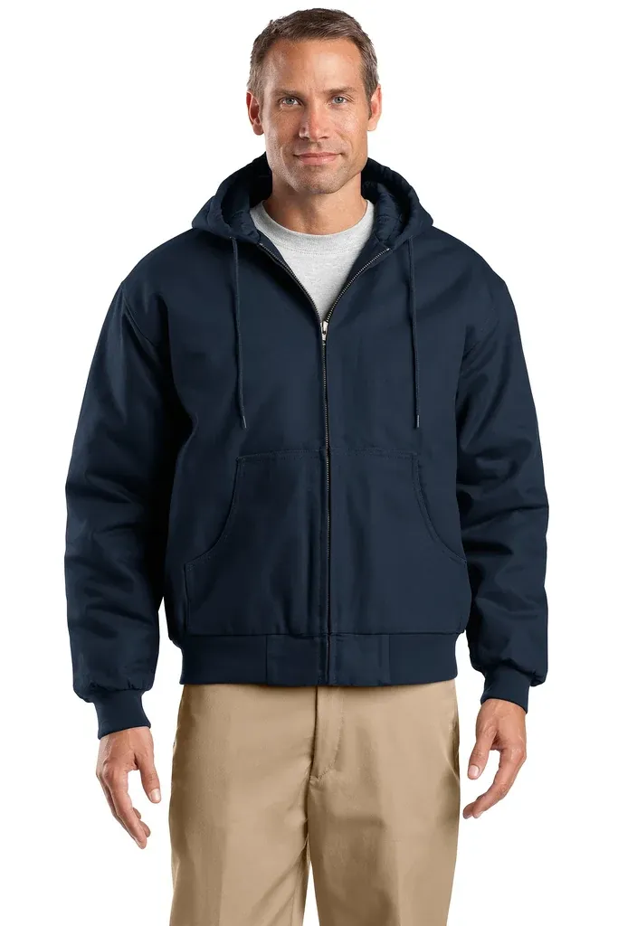 CornerStone® - Duck Cloth Hooded Work Jacket.  J763H - additional view 3