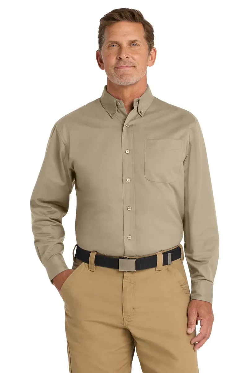 CornerStone® - Long Sleeve SuperPro Twill Shirt. SP17