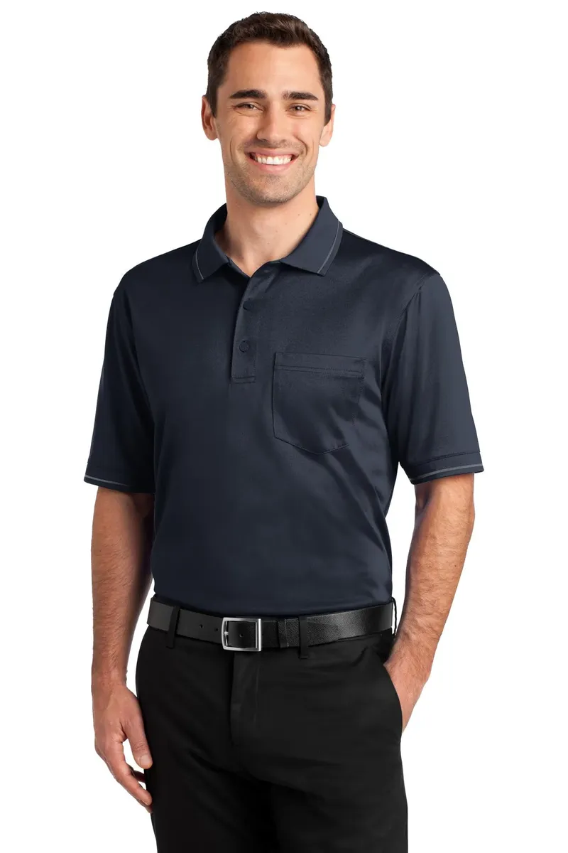 CornerStone® Select Snag-Proof Tipped Pocket Polo. CS415 - additional view 6