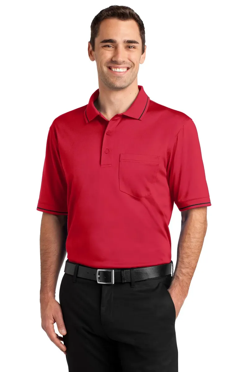 CornerStone® Select Snag-Proof Tipped Pocket Polo. CS415 - additional view 5
