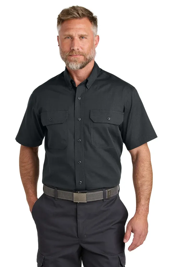 CornerStone® Short Sleeve Select Ripstop Shirt CSW175 - additional view 2