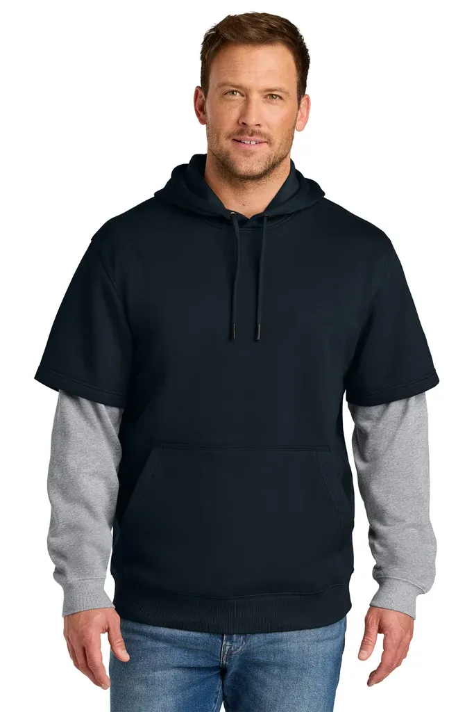 CornerStone® Tough Fleece Layered Hoodie CSF632 - additional view 2