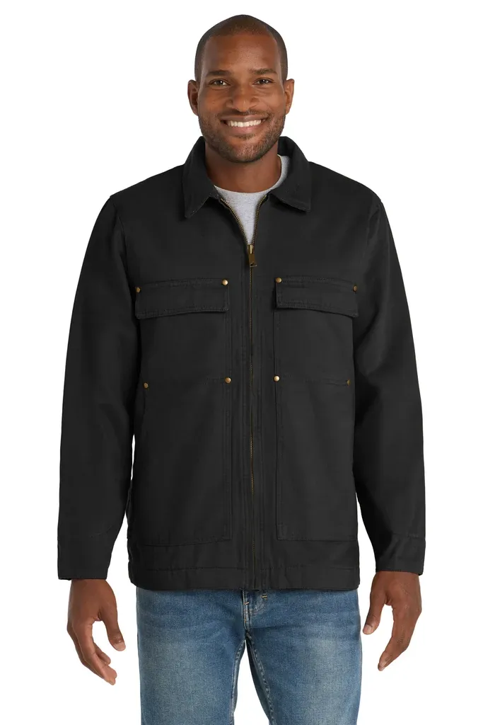 CornerStone® Washed Duck Cloth Chore Coat. CSJ50 - additional view 1