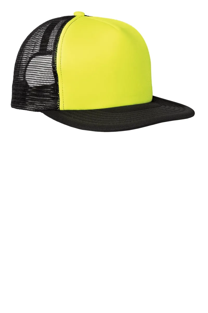 District® Flat Bill Snapback Trucker Cap. DT624 - additional view 8