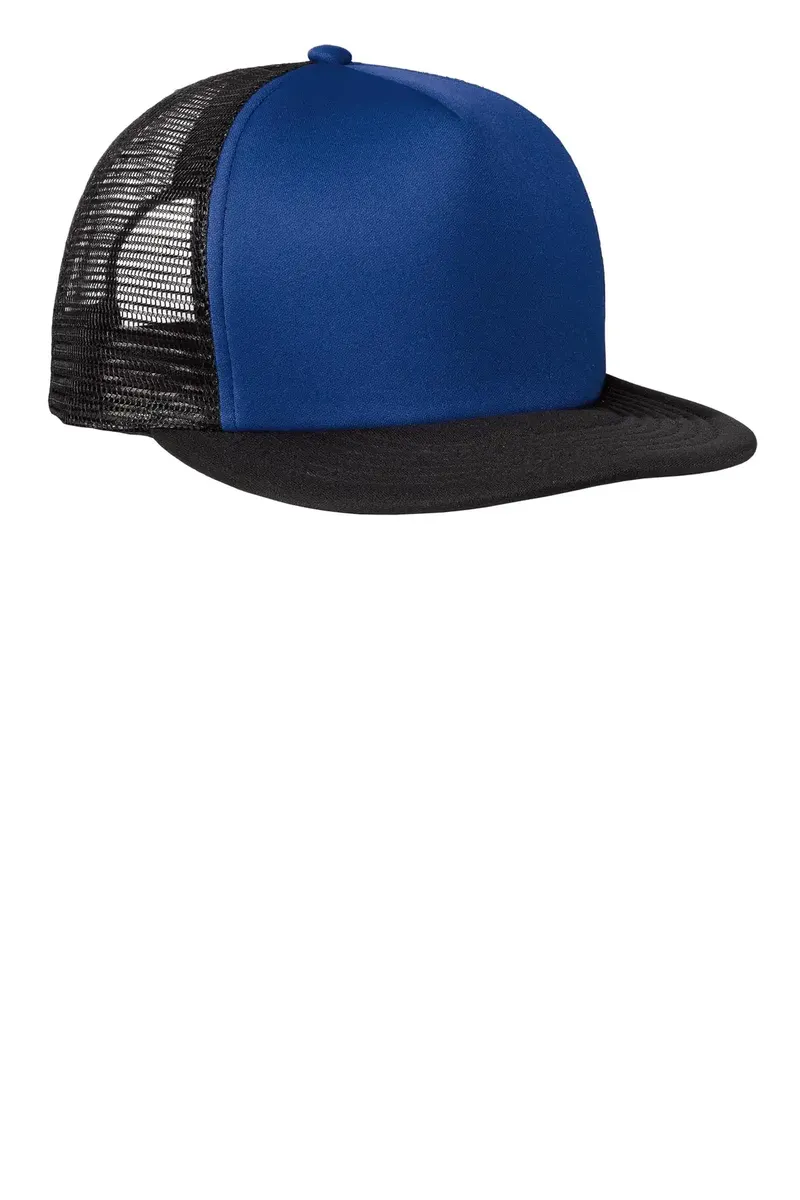 District® Flat Bill Snapback Trucker Cap. DT624 - additional view 7
