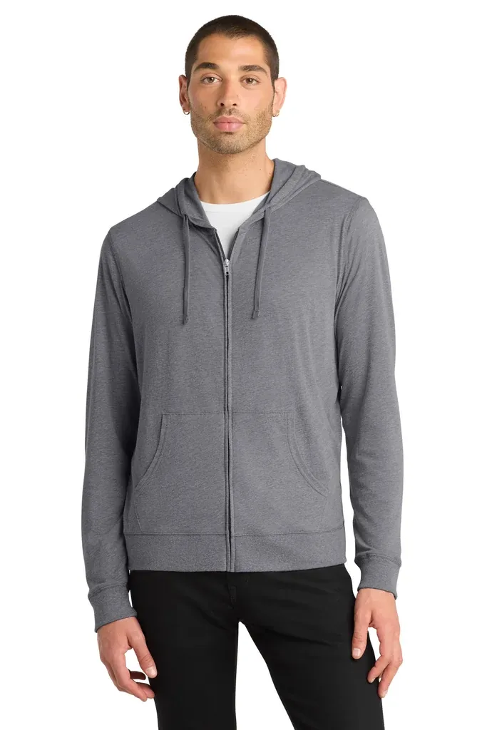 District® Jersey Full-Zip Hoodie. DT1100 - additional view 1