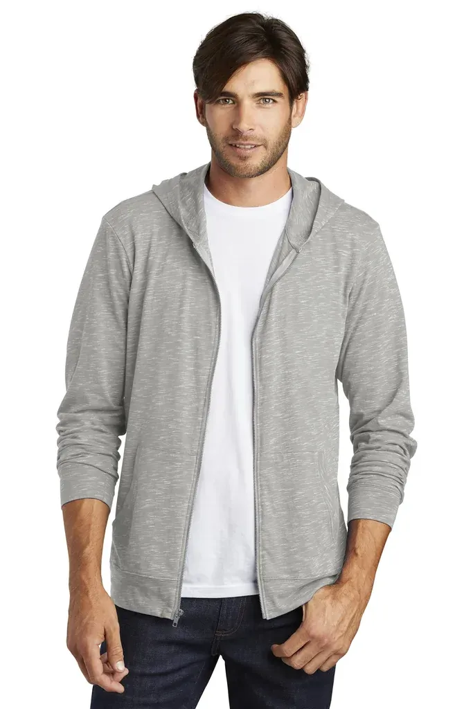 District ® Medal Full-Zip Hoodie. DT565 - additional view 2