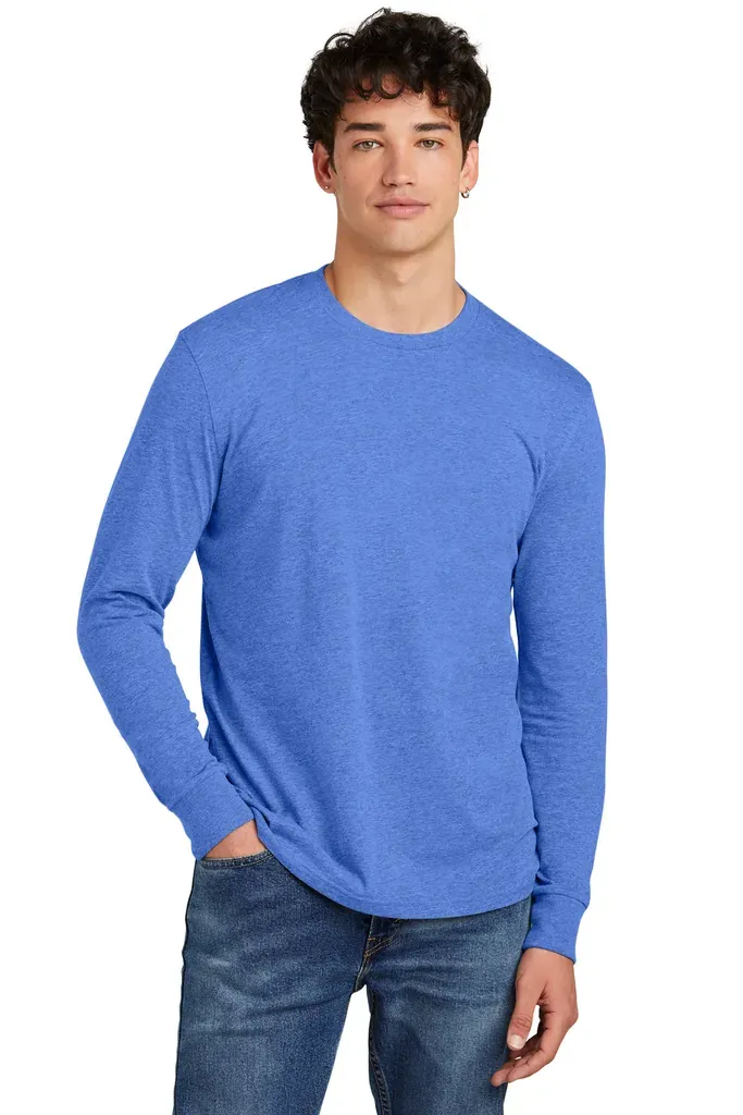 District® Perfect Blend® CVC Long Sleeve Tee DT109 - additional view 1