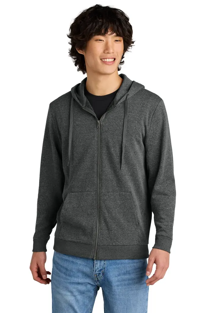 District® Perfect Tri® Fleece Full-Zip Hoodie DT1302 - additional view 3