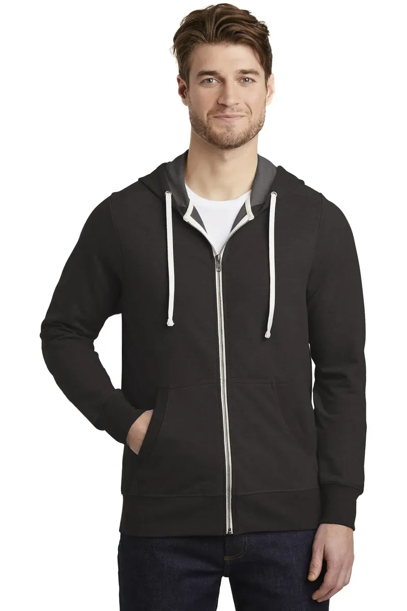District ® Perfect Tri ® French Terry Full-Zip Hoodie. DT356 - additional view 2