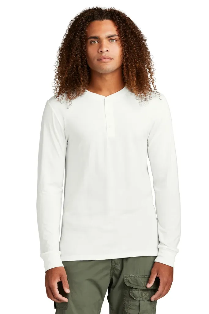 District® Perfect Tri® Long Sleeve Henley DT145 - additional view 2