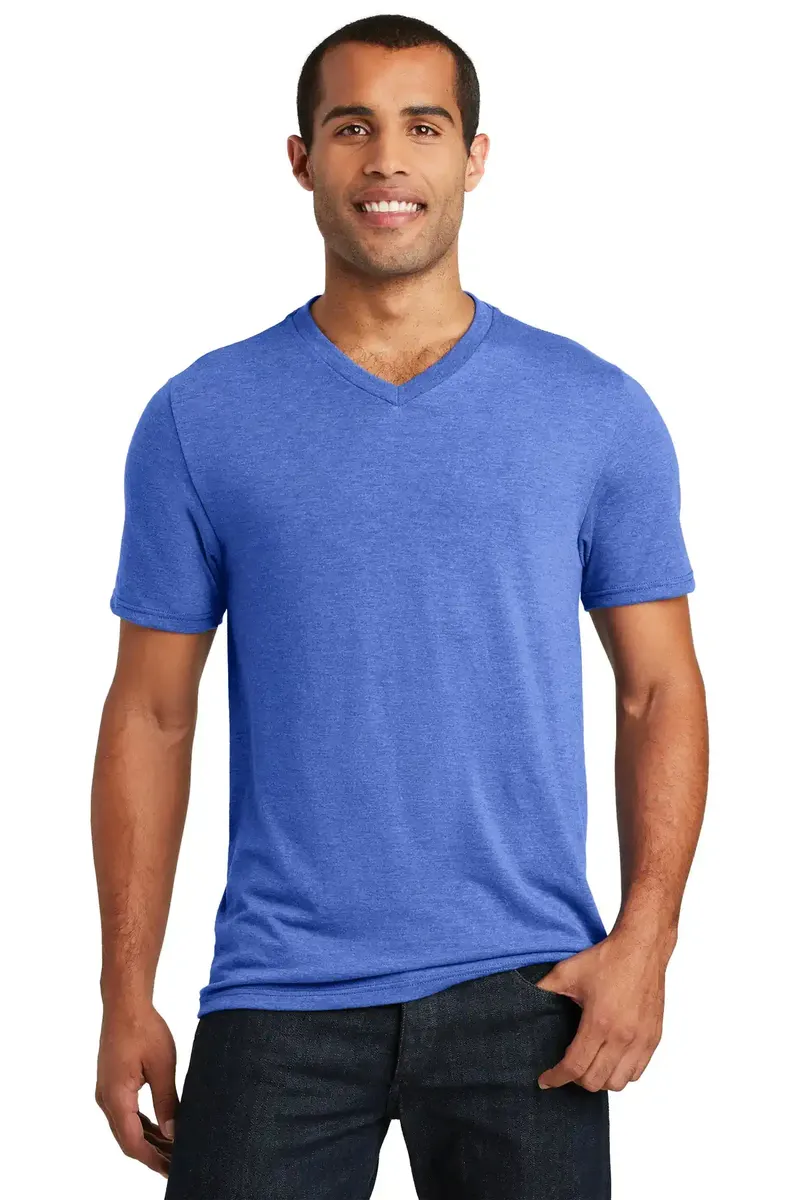 District ®  Perfect Tri® V-Neck Tee. DT1350 - additional view 1