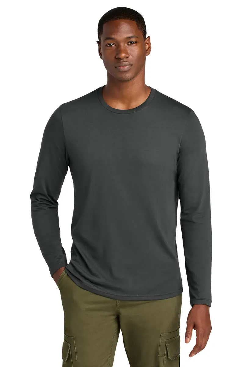 District® Perfect Weight® CVC Long Sleeve Tee DT185 - additional view 4