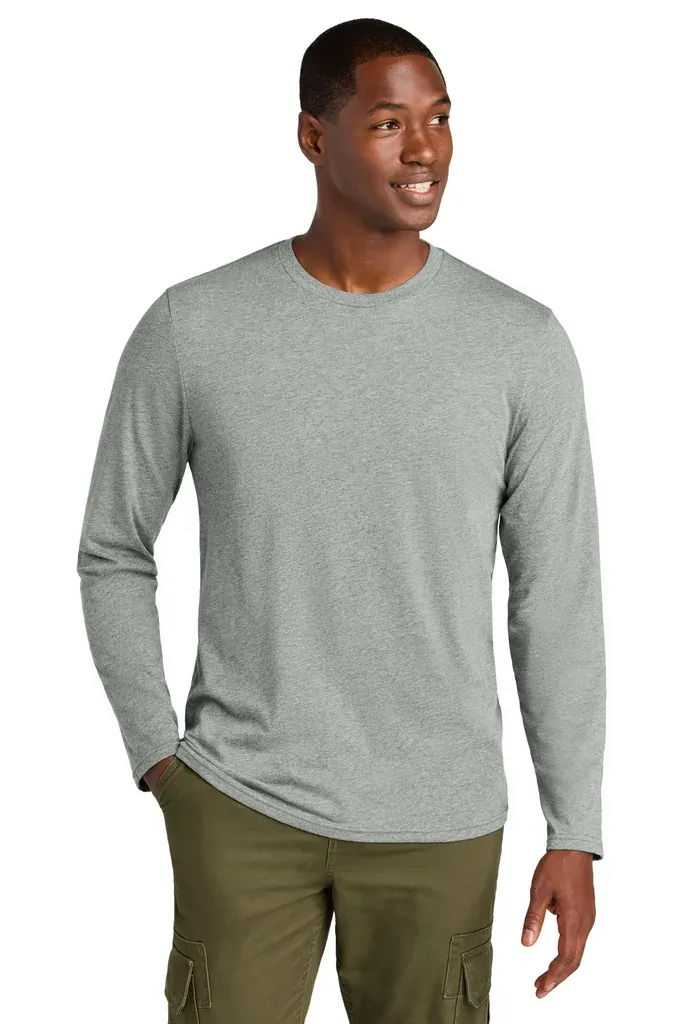 District® Perfect Weight® CVC Long Sleeve Tee DT185 - additional view 7