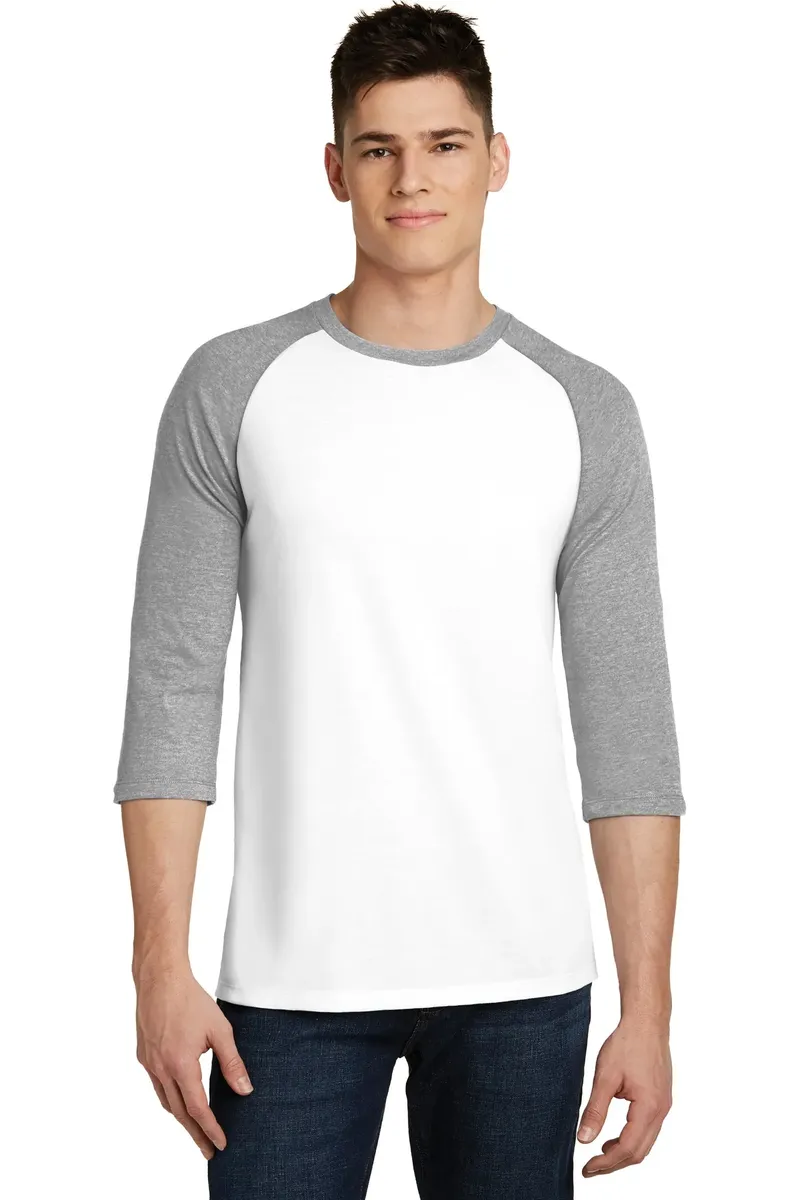 District® Very Important Tee® 3/4-Sleeve Raglan. DT6210 - additional view 1