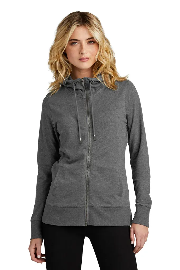 District® Women's Featherweight French Terry Full-Zip Hoodie DT673