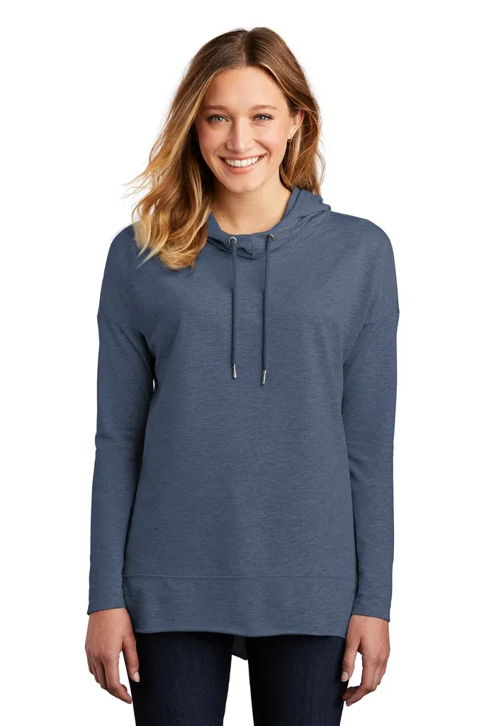 District ® Women's Featherweight French Terry  Hoodie DT671 - additional view 3
