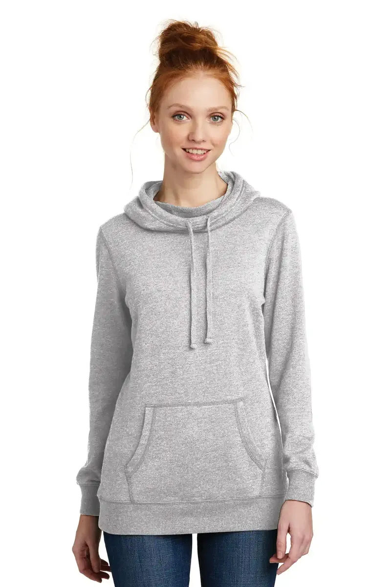 District ® Women's Lightweight Fleece Hoodie. DM493 - additional view 2