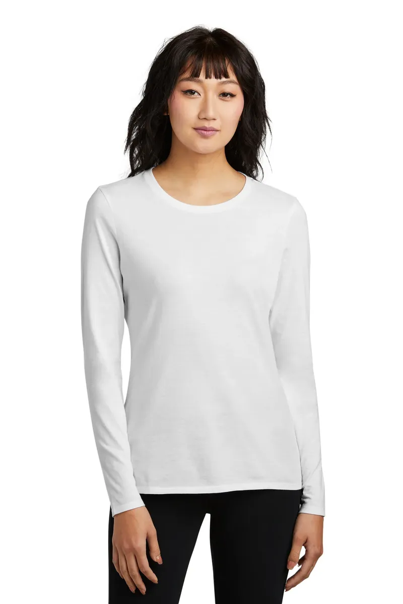 District® Women's Perfect Blend® CVC Long Sleeve Tee DT110 - additional view 7