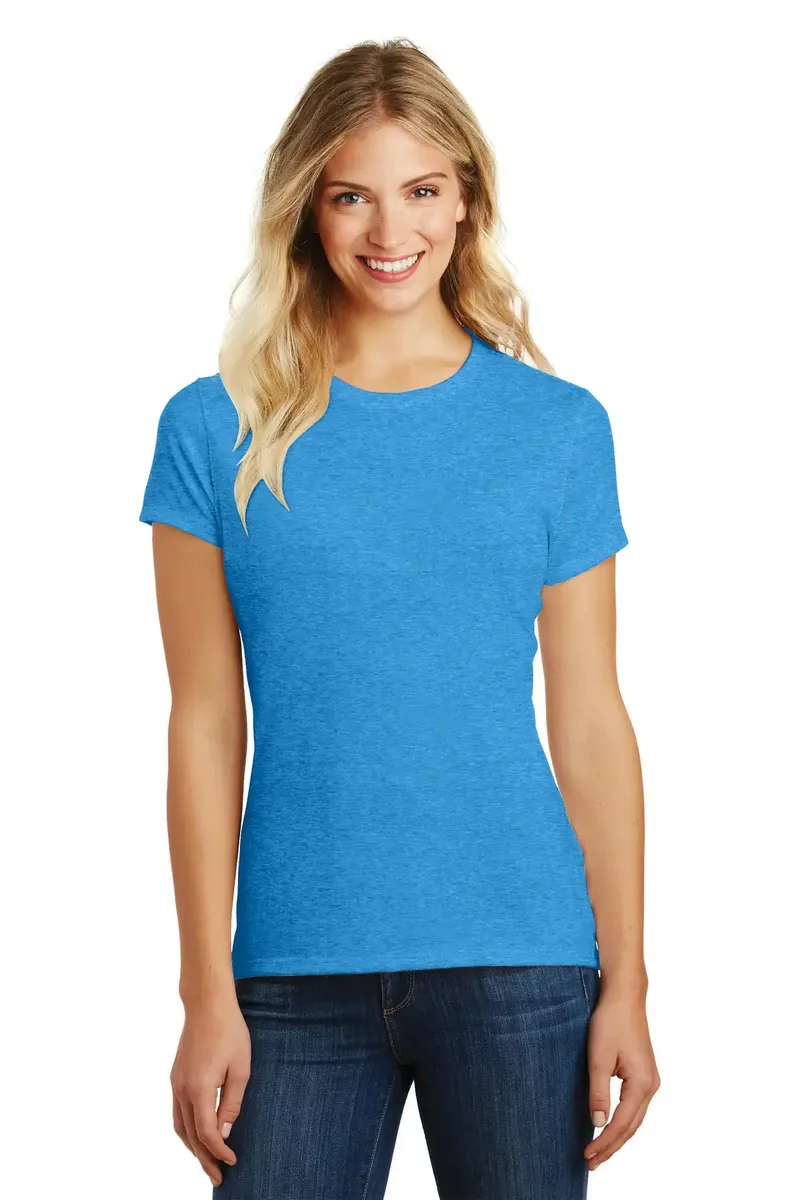 District ® Women's Perfect Blend® CVC Tee. DM108L - additional view 4