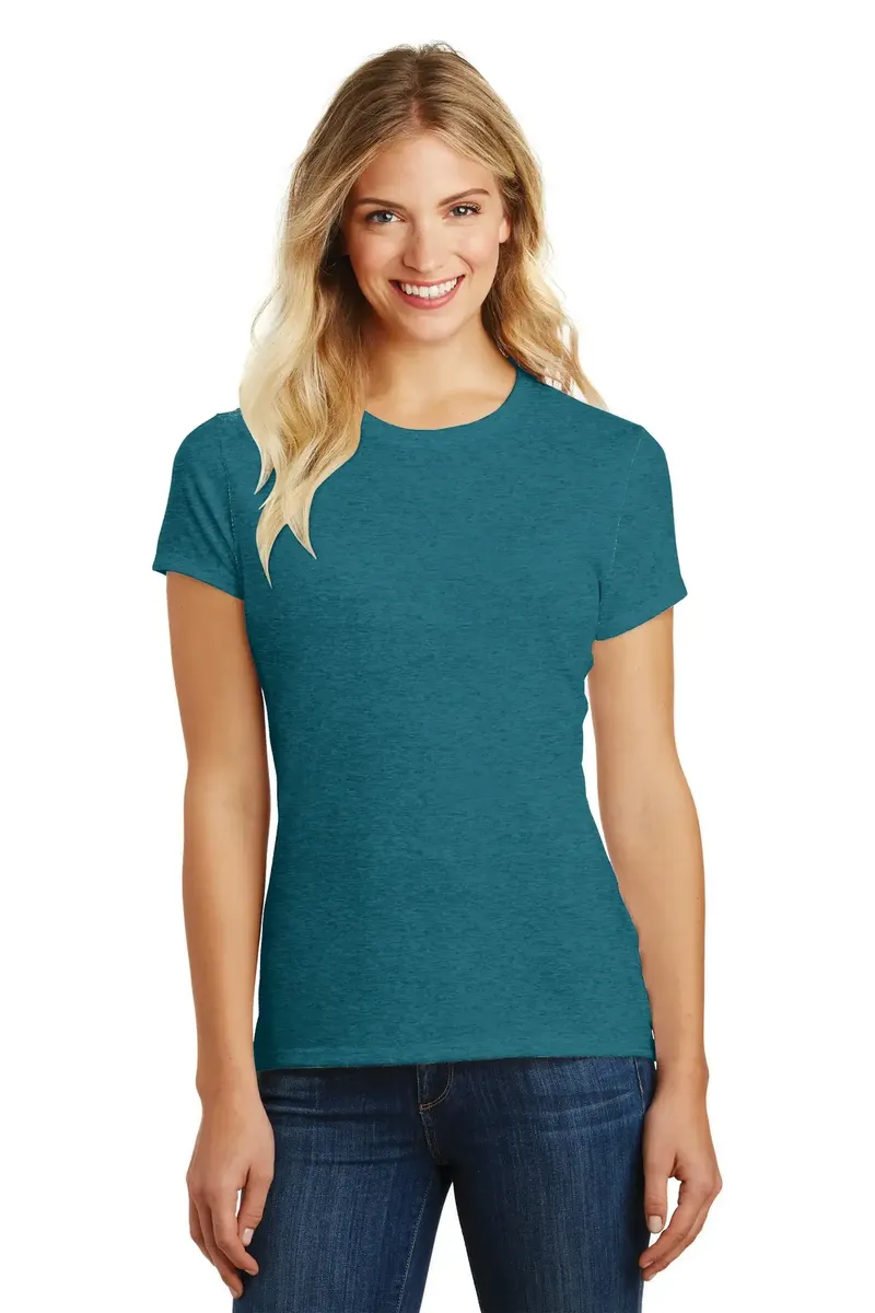 District ® Women's Perfect Blend® CVC Tee. DM108L - additional view 6