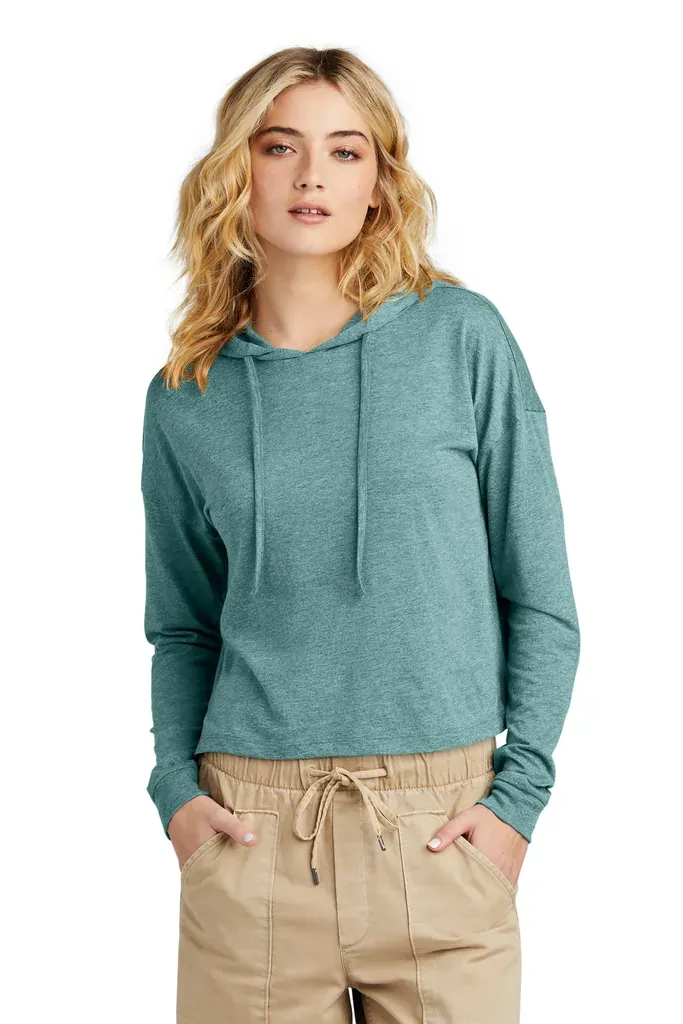 District® Women's Perfect Tri® Midi Long Sleeve Hoodie DT1390L - additional view 4