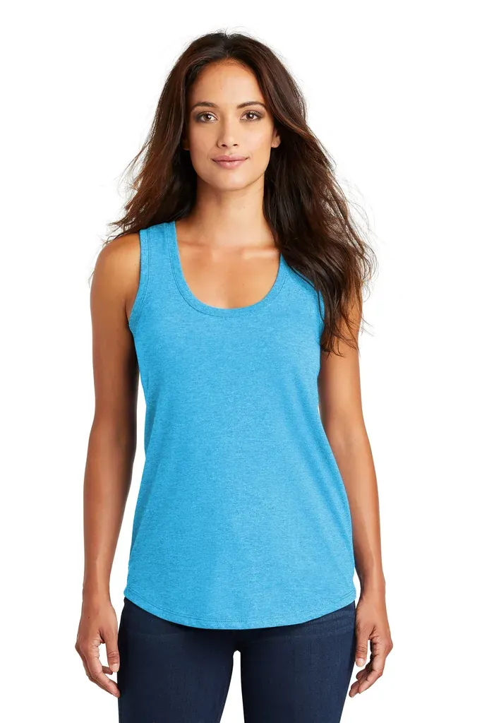 District ® Women's Perfect Tri® Racerback Tank. DM138L - additional view 2