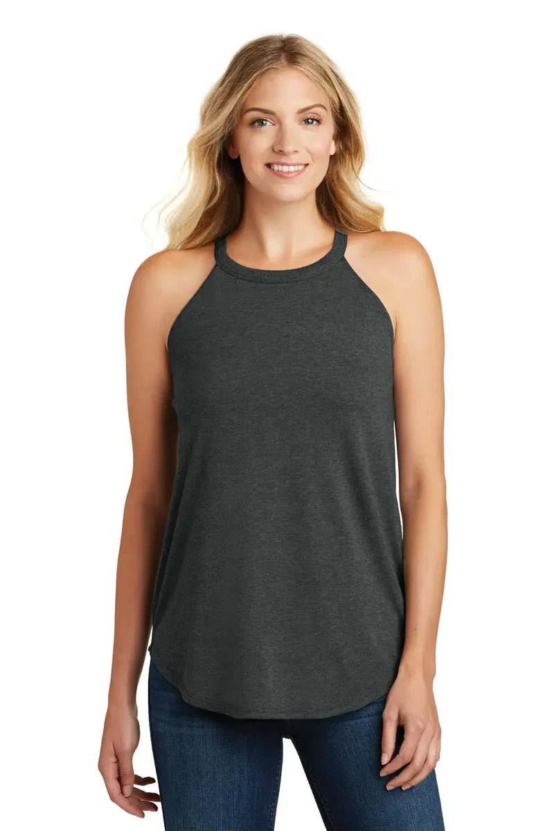 District  ® Women's Perfect Tri ® Rocker Tank. DT137L - additional view 4