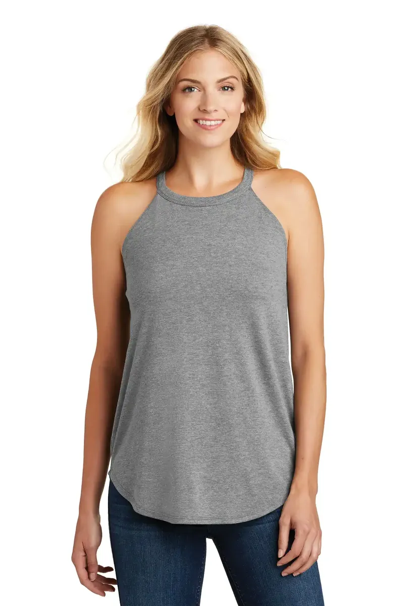 District  ® Women's Perfect Tri ® Rocker Tank. DT137L - additional view 2