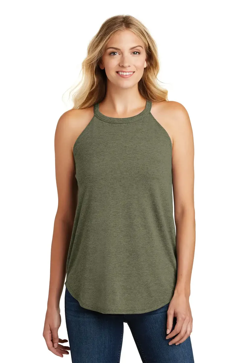 District  ® Women's Perfect Tri ® Rocker Tank. DT137L - additional view 9
