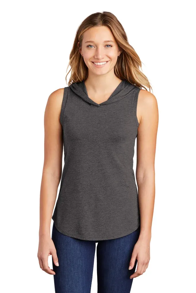 District ® Women's Perfect Tri ® Sleeveless Hoodie DT1375 - additional view 4