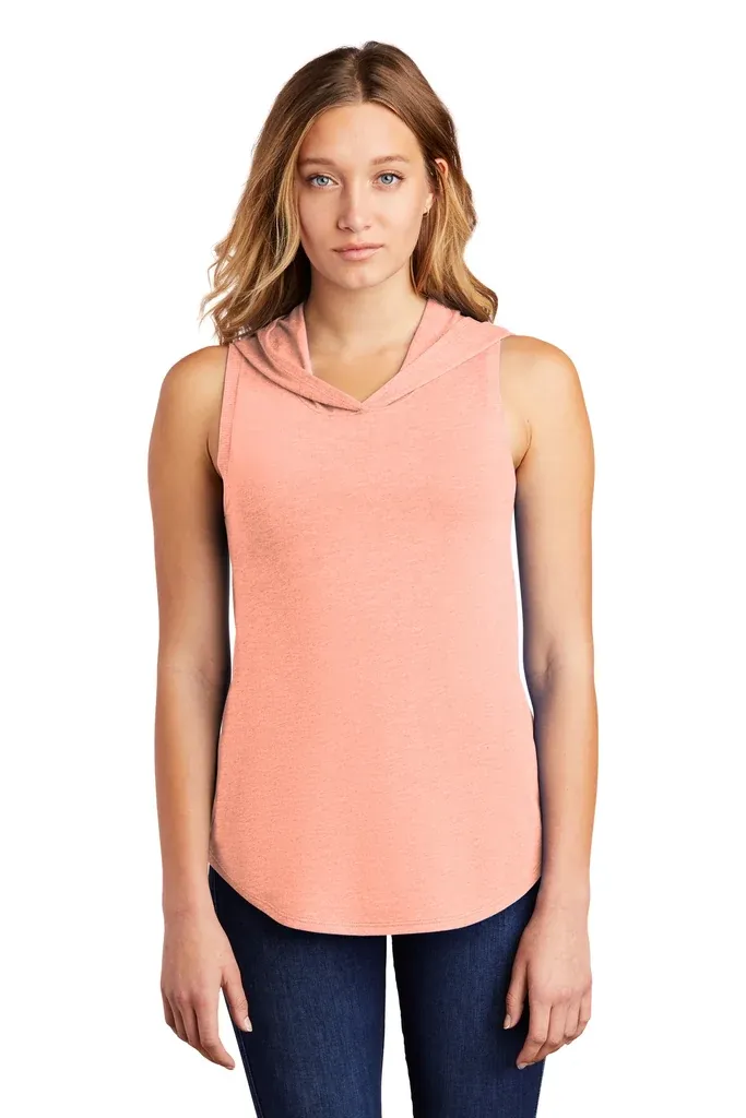District ® Women's Perfect Tri ® Sleeveless Hoodie DT1375 - additional view 2