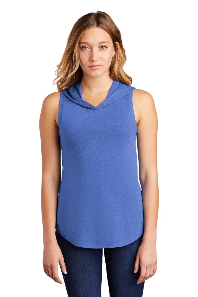 District ® Women's Perfect Tri ® Sleeveless Hoodie DT1375 - additional view 1