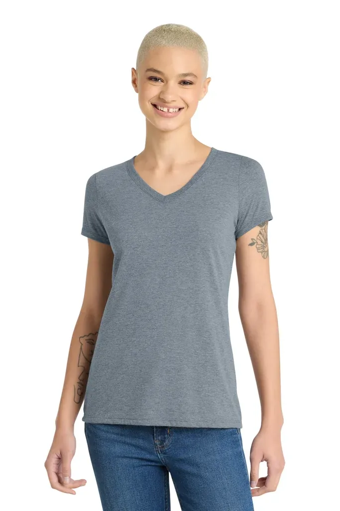 District® Women's Perfect Tri® V-Neck Tee. DM1350L - additional view 12