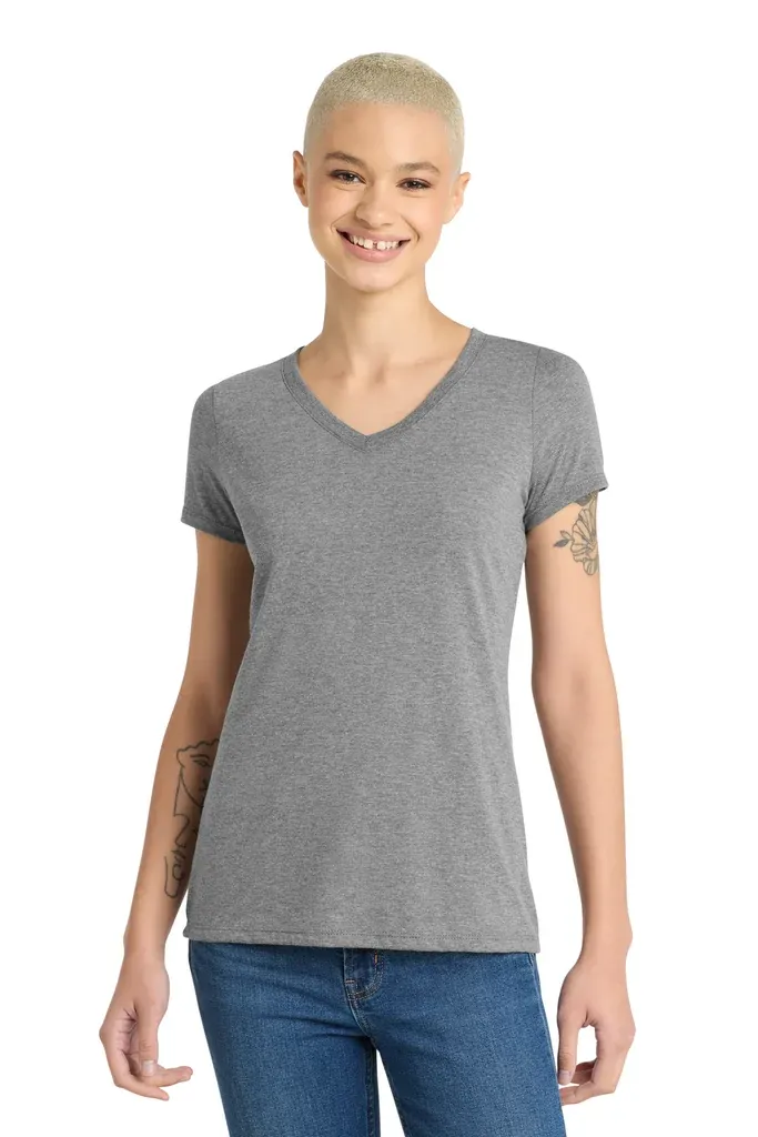 District® Women's Perfect Tri® V-Neck Tee. DM1350L - additional view 13
