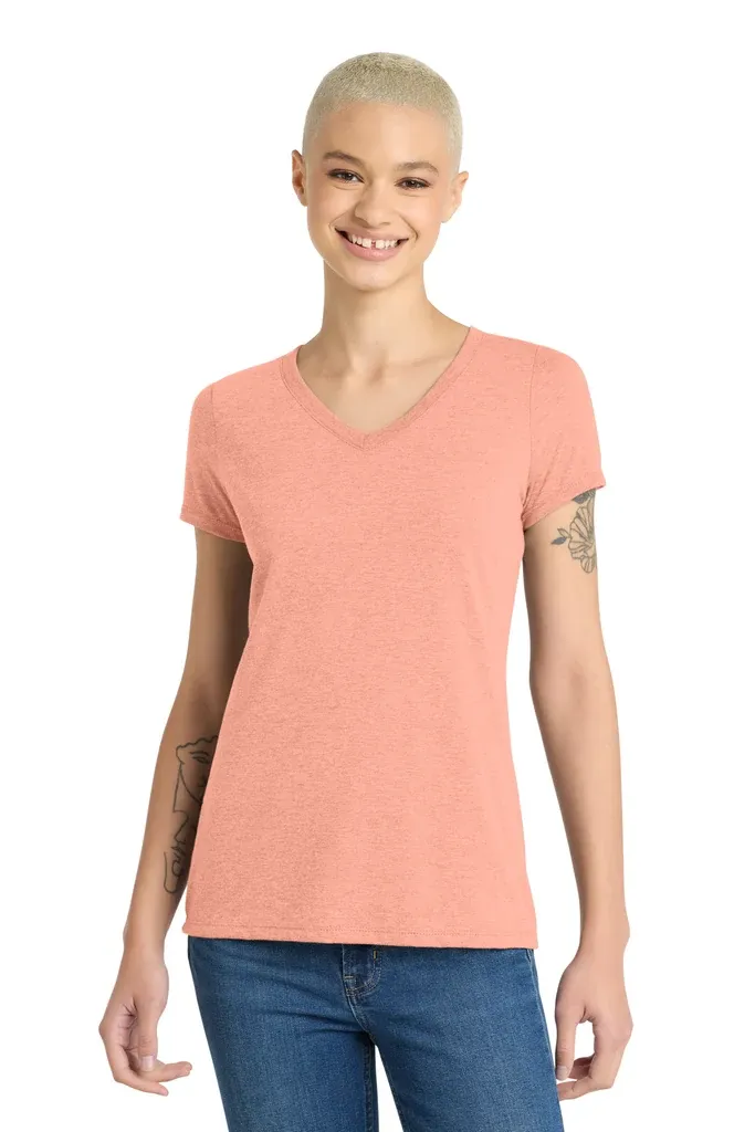 District® Women's Perfect Tri® V-Neck Tee. DM1350L - additional view 22