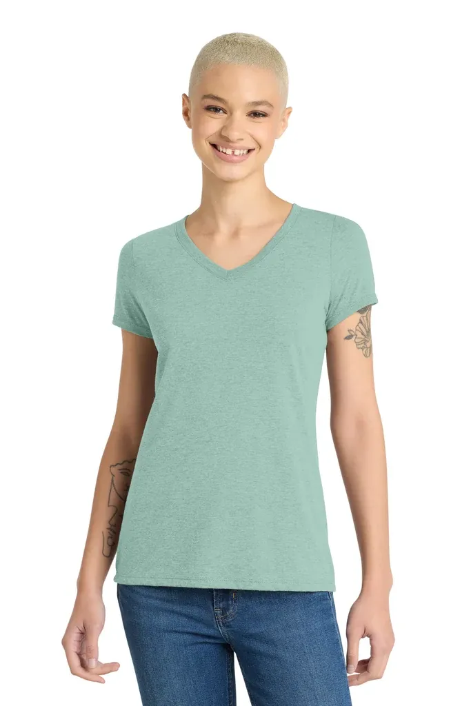 District® Women's Perfect Tri® V-Neck Tee. DM1350L - additional view 16